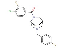 (1S*,5R*)-6-(4-chloro-3-fluorobenzoyl)-3-(4-fluorobenzyl)-3,6-diazabicyclo[3.2.2]nonane
