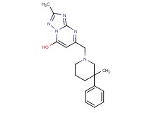 2-methyl-5-[(3-methyl-3-phenylpiperidin-1-yl)methyl][1,2,4]triazolo[1,5-a]pyrimidin-7-ol