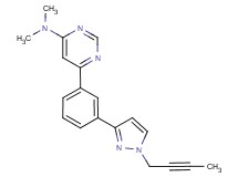 6-{3-[1-(2-butyn-1-yl)-1H-pyrazol-3-yl]phenyl}-N,N-dimethyl-4-pyrimidinamine