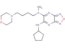 N'-cyclopentyl-N-methyl-N-[4-(4-morpholinyl)butyl][1,2,5]oxadiazolo[3,4-b]pyrazine-5,6-diamine