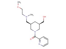 [(3R*,5R*)-5-{[(2-methoxyethyl)(methyl)amino]methyl}-1-(2-pyridinylcarbonyl)-3-piperidinyl]methanol