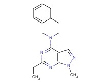2-(6-ethyl-1-methyl-1H-pyrazolo[3,4-d]pyrimidin-4-yl)-1,2,3,4-tetrahydroisoquinoline