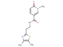 N-[2-(4,5-dimethyl-1,3-thiazol-2-yl)ethyl]-1-methyl-6-oxo-1,6-dihydropyridine-3-carboxamide