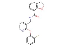 N-{[2-(2-fluorophenoxy)pyridin-3-yl]methyl}-2,3-dihydro-1-benzofuran-7-carboxamide
