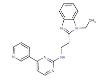 N-[2-(1-ethyl-1H-benzimidazol-2-yl)ethyl]-4-(3-pyridinyl)-2-pyrimidinamine