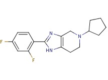 5-cyclopentyl-2-(2,4-difluorophenyl)-4,5,6,7-tetrahydro-1H-imidazo[4,5-c]pyridine