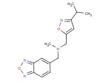 (2,1,3-benzoxadiazol-5-ylmethyl)[(3-isopropylisoxazol-5-yl)methyl]methylamine