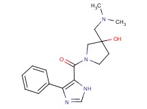 3-[(dimethylamino)methyl]-1-[(4-phenyl-1H-imidazol-5-yl)carbonyl]-3-pyrrolidinol