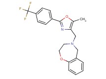 4-({5-methyl-2-[4-(trifluoromethyl)phenyl]-1,3-oxazol-4-yl}methyl)-2,3,4,5-tetrahydro-1,4-benzoxazepine