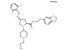 (4S)-N-[2-(1,3-benzodioxol-5-yl)ethyl]-4-[(2,6-difluorobenzyl)amino]-1-(1-propyl-4-piperidinyl)-L-prolinamide