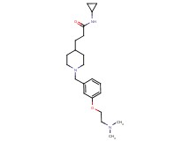 N-cyclopropyl-3-(1-{3-[2-(dimethylamino)ethoxy]benzyl}-4-piperidinyl)propanamide