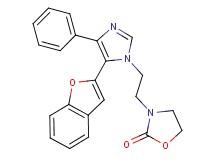 3-{2-[5-(1-benzofuran-2-yl)-4-phenyl-1H-imidazol-1-yl]ethyl}-1,3-oxazolidin-2-one