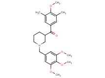 (4-methoxy-3,5-dimethylphenyl)[1-(3,4,5-trimethoxybenzyl)-3-piperidinyl]methanone