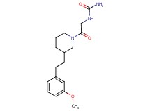 N-(2-{3-[2-(3-methoxyphenyl)ethyl]-1-piperidinyl}-2-oxoethyl)urea