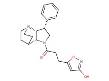 5-{3-oxo-3-[(3R*,3aR*,7aR*)-3-phenylhexahydro-4,7-ethanopyrrolo[3,2-b]pyridin-1(2H)-yl]propyl}isoxazol-3-ol