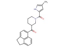 1,2-dihydroacenaphthylen-5-yl{1-[(4-methyl-1H-pyrrol-2-yl)carbonyl]piperidin-3-yl}methanone