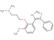 3-[2-methoxy-6-(4-phenyl-1H-imidazol-5-yl)phenoxy]-N,N-dimethylpropan-1-amine