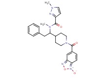 N,1-dimethyl-N-(1-{1-[(1-oxido-2,1,3-benzoxadiazol-5-yl)carbonyl]-4-piperidinyl}-2-phenylethyl)-1H-pyrazole-3-carboxamide