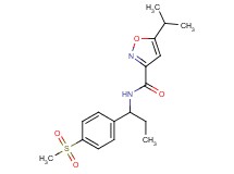 5-isopropyl-N-{1-[4-(methylsulfonyl)phenyl]propyl}-3-isoxazolecarboxamide