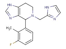 4-(3-fluoro-2-methylphenyl)-5-(1H-imidazol-2-ylmethyl)-4,5,6,7-tetrahydro-1H-imidazo[4,5-c]pyridine