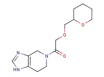 5-[(tetrahydro-2H-pyran-2-ylmethoxy)acetyl]-4,5,6,7-tetrahydro-1H-imidazo[4,5-c]pyridine