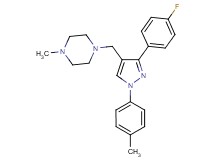 1-{[3-(4-fluorophenyl)-1-(4-methylphenyl)-1H-pyrazol-4-yl]methyl}-4-methylpiperazine