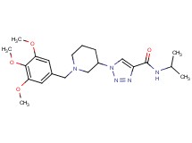 N-isopropyl-1-[1-(3,4,5-trimethoxybenzyl)-3-piperidinyl]-1H-1,2,3-triazole-4-carboxamide