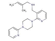 (2E)-2-methyl-N-({2-[4-(2-pyridinyl)-1-piperazinyl]-3-pyridinyl}methyl)-2-buten-1-amine