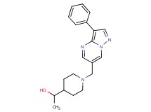 1-{1-[(3-phenylpyrazolo[1,5-a]pyrimidin-6-yl)methyl]piperidin-4-yl}ethanol