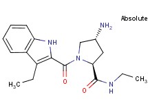 (4R)-4-amino-N-ethyl-1-[(3-ethyl-1H-indol-2-yl)carbonyl]-L-prolinamide