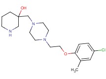 3-({4-[2-(4-chloro-2-methylphenoxy)ethyl]-1-piperazinyl}methyl)-3-piperidinol dihydrochloride