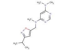 N-[(3-isopropylisoxazol-5-yl)methyl]-N,N',N'-trimethylpyrimidine-4,6-diamine