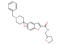 5-(1-benzyl-4-hydroxy-4-piperidinyl)-N-(tetrahydro-2-furanylmethyl)-1-benzofuran-2-carboxamide