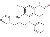 7-hydroxy-4-{2-[3-(1H-imidazol-1-yl)propoxy]phenyl}-6-methyl-3,4-dihydroquinolin-2(1H)-one