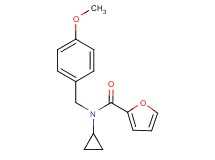 N-cyclopropyl-N-(4-methoxybenzyl)-2-furamide