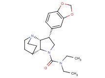 (3R*,3aR*,7aR*)-3-(1,3-benzodioxol-5-yl)-N,N-diethylhexahydro-4,7-ethanopyrrolo[3,2-b]pyridine-1(2H)-carboxamide