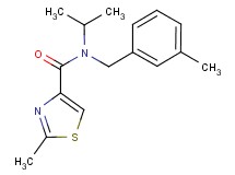 N-isopropyl-2-methyl-N-(3-methylbenzyl)-1,3-thiazole-4-carboxamide
