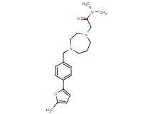 N,N-dimethyl-2-{4-[4-(5-methyl-2-furyl)benzyl]-1,4-diazepan-1-yl}acetamide