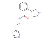 N-[2-(1H-imidazol-4-yl)ethyl]-2-(3-pyrrolidinyl)benzamide dihydrochloride