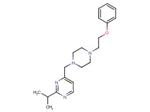 2-isopropyl-4-{[4-(2-phenoxyethyl)-1-piperazinyl]methyl}pyrimidine