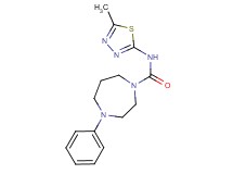N-(5-methyl-1,3,4-thiadiazol-2-yl)-4-phenyl-1,4-diazepane-1-carboxamide