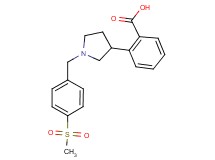 2-{1-[4-(methylsulfonyl)benzyl]-3-pyrrolidinyl}benzoic acid