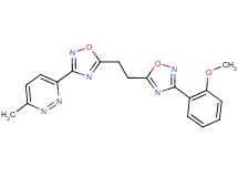 3-(5-{2-[3-(2-methoxyphenyl)-1,2,4-oxadiazol-5-yl]ethyl}-1,2,4-oxadiazol-3-yl)-6-methylpyridazine