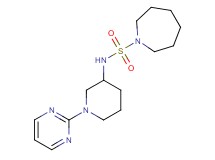 N-[1-(2-pyrimidinyl)-3-piperidinyl]-1-azepanesulfonamide