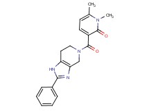 1,6-dimethyl-3-[(2-phenyl-1,4,6,7-tetrahydro-5H-imidazo[4,5-c]pyridin-5-yl)carbonyl]pyridin-2(1H)-one