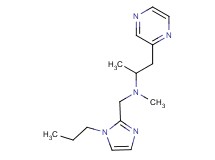 N-methyl-N-[(1-propyl-1H-imidazol-2-yl)methyl]-1-pyrazin-2-ylpropan-2-amine