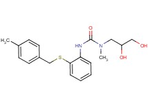 N-(2,3-dihydroxypropyl)-N-methyl-N'-{2-[(4-methylbenzyl)thio]phenyl}urea