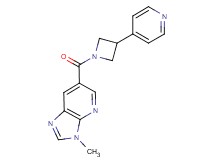 3-methyl-6-{[3-(4-pyridinyl)-1-azetidinyl]carbonyl}-3H-imidazo[4,5-b]pyridine