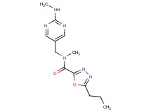 N-methyl-N-{[2-(methylamino)pyrimidin-5-yl]methyl}-5-propyl-1,3,4-oxadiazole-2-carboxamide