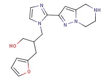 3-(2-furyl)-2-{[2-(4,5,6,7-tetrahydropyrazolo[1,5-a]pyrazin-2-yl)-1H-imidazol-1-yl]methyl}-1-propanol dihydrochloride